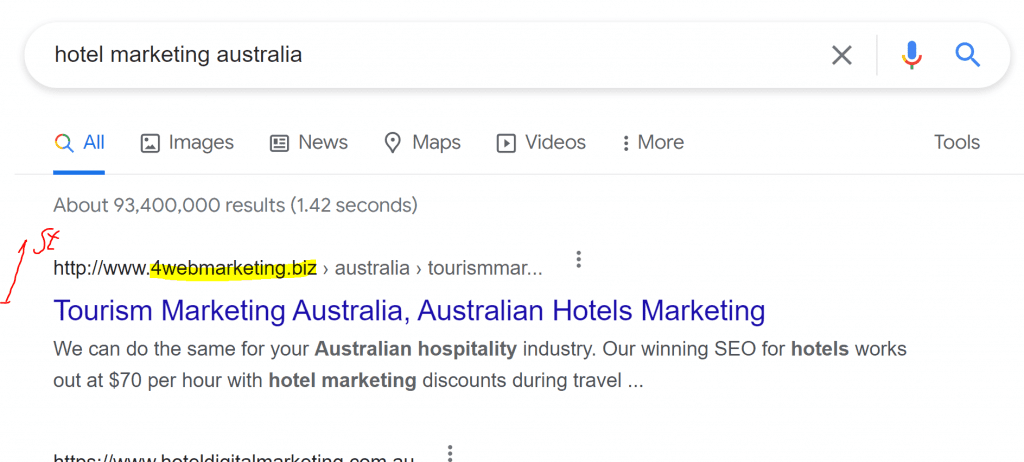 Hotel marketing Australia.