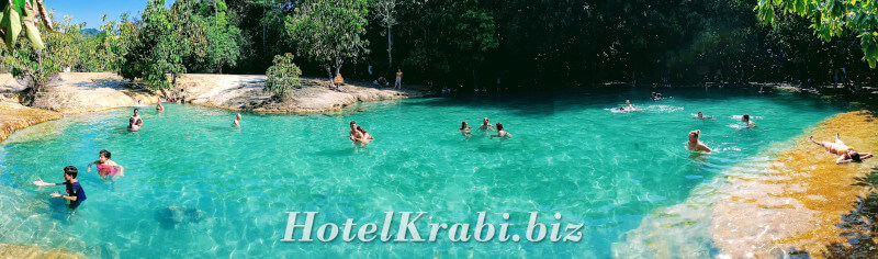 Mountain Emerald pool Krabi